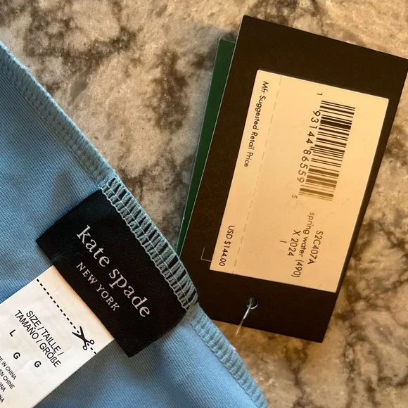 Kate Spade New York Sea Garden Floral Print One Piece Swimsuit Large - Picture 13 of 15